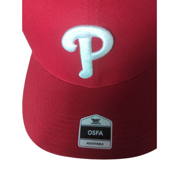 Philadelphia Phillies Men’s Baseball Hat Cap Red SnapBack Adjustable NEW - Picture 2 of 10